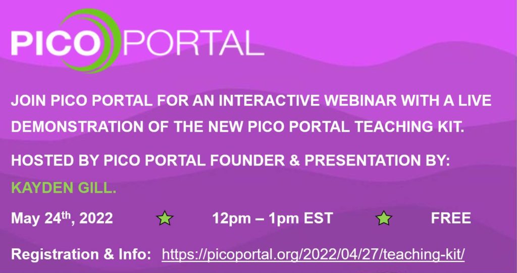 PICO Portal Webinar