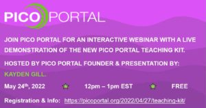 PICO Portal Webinar