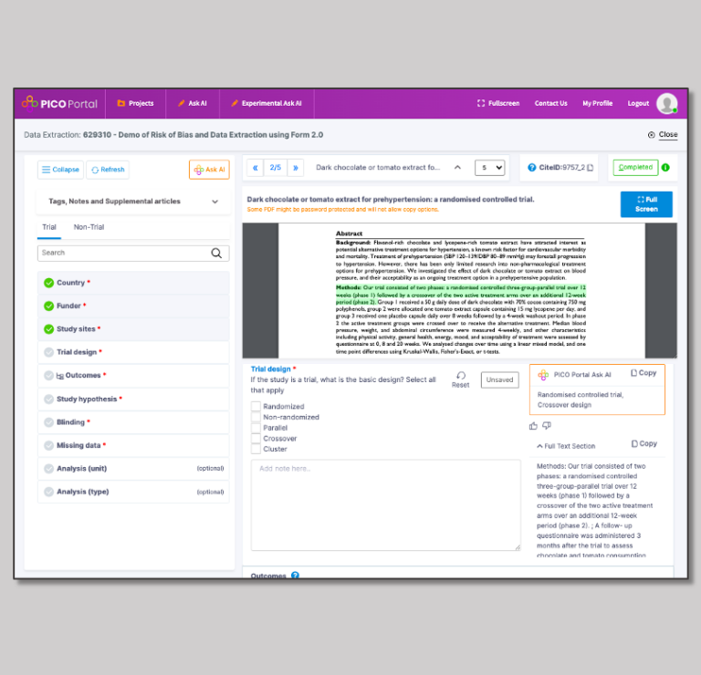 Read more about the article Streamline Risk of Bias and Data Extraction with Form 2.0